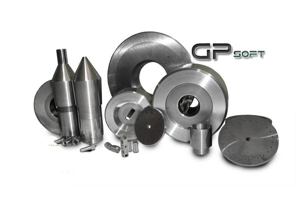  Tungsten carbide or diamond dies